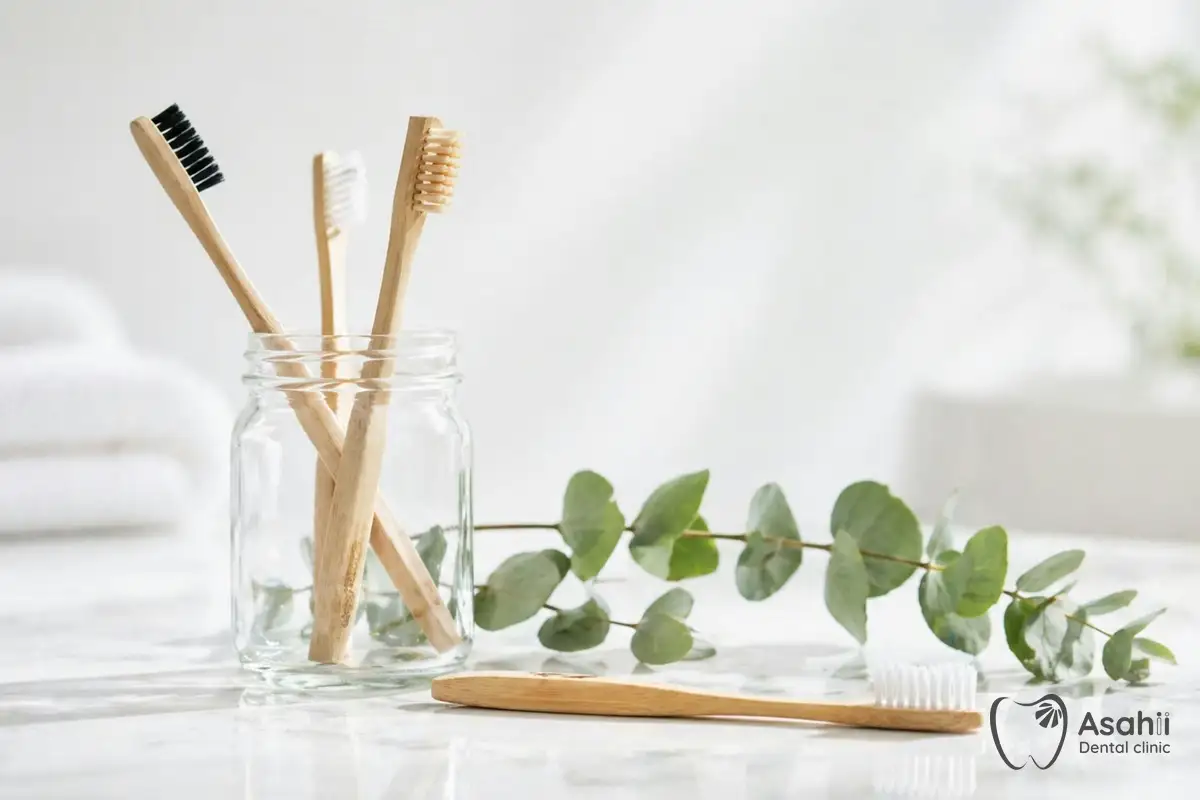 Choose a soft, small-headed toothbrush and a fluoride toothpaste for daily brushing