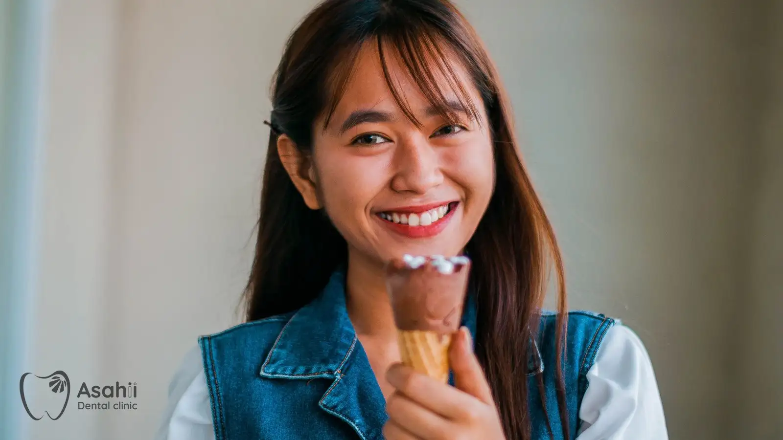 Enjoying ice cream without a twinge, a sign that enamel and gums are well protected